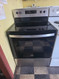 Whirlpool 30 Inch Freestanding Electric Range with 4 Radiant Elements, 5.3 cu. ft. Oven Capacity, Storage Drawer, Upswept Spill Guard™ Cooktop, and Flex Heat™ Dual Radiant Element: Stainless Steel LOCATED IN OUR PORTLAND OREGON APPLIANCE STORE SKU 23013
