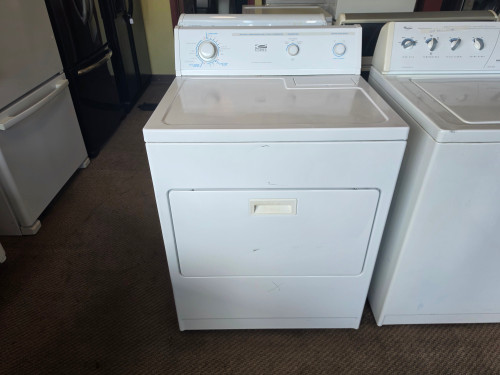 ESTATE BY WHIRLPOOL HEAVY DUTY SUPER CAPACITY PLUS ELECTRIC DRYER 7 CYCLE 4 TEMPERATURE TOP FILTER PULL DOWN HAMPER DOOR WHITE LOCATED IN OUR PORTLAND OREGON APPLIANCE STORE SKU 23814
