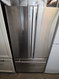 JENN-AIR 20 CUBIC FOOT COUNTER DEPTH FRENCH DOOR REFRIGERATOR INTERNAL WATER DISPENSER ICE MAKER GLASS SHELVES 2 CRISPER DRAWERS 1 LARGE DELI DRAWER STAINLESS LOCATED IN OUR PORTLAND OREGON APPLIANCE STORE SKU 23821