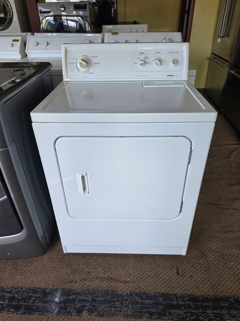 KENMORE 80 SERIES ELECTRIC DRYER HEAVY DUTY SUPER CAPACITY PLUS 3 CYCLES AUTO DRY TIMED DRY PLUS AIR FLUFF 4 TEMPERATURE TOP FILTER LARGE SIDE SWING DOOR WHITE LOCATED IN OUR PORTLAND OREGON APPLIANCE STORE SKU 23822