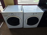 KENMORE FRONT LOAD SET WASHER 5 CYCLE 3 SPEED 4 TEMPERATURE 2ND RINSE DRYER 5 AUTO DRY 3 TIMED 5 TEMPERATURE PLUS AIR ONLY WRINKLE GUARD WHITE LOCATED IN OUR PORTLAND OREGON APPLIANCE STORE SKU 23841