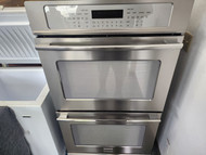 Frigidaire Professional  Double Electric Wall Oven with 4.6 cu. ft. Dual Convection Ovens, Steam Cleaning, Power Plus Preheat, Delay Start, Auto Shut-Off 30" Double Electric Wall Oven STAINLESS SKU 23860