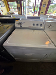 KENMORE 3 CYCLE ELECTRIC DRYER 1 AUTO DRY 1 TIMED AIR DRY NO HEAT 3 TEMPERATURE TOP FILTER PULL DOWN DOOR WHITE LOCATED IN OUR PORTLAND OREGON APPLIANCE STORE SKU 24025