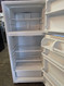 ESTATE BY WHIRLPOOL 14 CUBIC FOOT REFRIGERATOR TOP FREEZER WIRE SHELVES LARGE CISPER DRAWER FULL WIDTH WIRE SHELF IN FREEZER WHITE LOCATED IN OUR PORTLAND OREGON APPLIANCE STORE SKU 24034