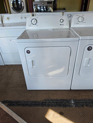 Amana NED4655EW 29 Inch Electric Dryer with 6.5 cu. ft. Capacity, Tumble Press®, 11 Dry Cycles, 3 Temperature Settings, Wrinkle Prevent Option and Automatic Dryness Control