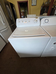 KENMORE ELITE TOP LOAD WASHER 10 CYCLES PLUS PREWASH AND AUTO SOAK 2ND RINSE 2 SPEED MOTOR 3 TEMPERATURE SETTINGS VARIABLE LEVEL SETTING WHITE LOCATED IN OUR PORTLAND OREGON APPLIANCE STORE SKU 24055