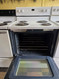 Whirlpool 30 Inch Freestanding Electric Range with 4 Coil Elements, 4.8 cu. ft. Oven Capacity, Storage Drawer, Self Cleaning Technology, Keep Warm Setting and Upswept Spill Guard™ Cooktop: White LOCATED IN OUR PORTLAND OREGON APPLIANCE STORE SKU 24057
