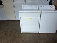 ESTATE BY WHIRLPOOL ELECTRIC DRYER HEAVY DUTY SUPER CAPACITY PLUS 7 CYCLE 4 TEMPERATURE TOP FILTER PULL DOWN HAMPER DOOR WHITE LOCATED IN OUR PORTLAND OREGON APPLIANCE STORE SKU 24061