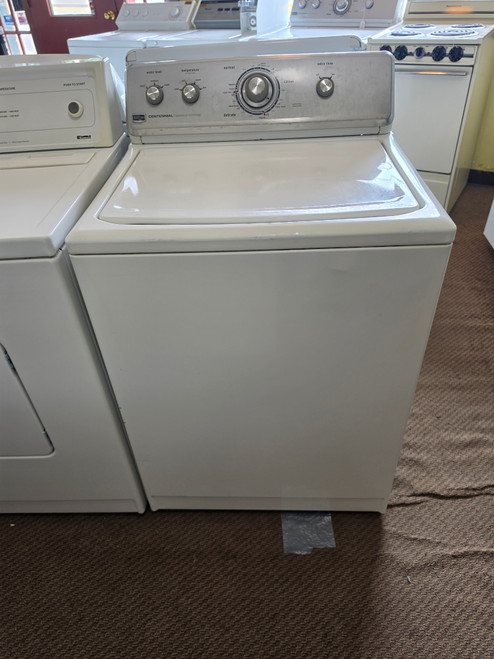 Maytag Centennial Series 27 Inch Top-Load Washer with 3.2 cu. ft. SuperSize Capacity, 10 Automatic Wash Cycles, Automatic Temperature Control and Quiet Series 100 Sound Package WHITE LOCATED IN OUR PORTLAND OREGON APPLIANCE STORE SKU 24066