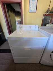 ESTATE BY WHIRLPOOL ELECTRIC DRYER HEAVY DUTY SUPER CAPACITY PLUS 7 CYCLES 3 TEMPERATURE TOP FILTER PULL DOWN HAMPER DOOR LOCATED IN OUR PORTLAND OREGON APPLIANCE STORE SKU 24068