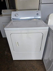 Amana 29 Inch Front Load Electric Dryer with Super Capacity, Multiple Drying Cycles, Automatic Dryness Control Top Filter Side Swing Reversible Door WHITE LOCATED IN OUR PORTLAND OREGON APPLIANCE STORE SKU 24074