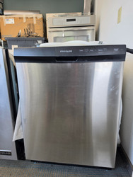 Frigidaire 24 Inch Full Console Dishwasher with 14 Place Setting Capacity, 3 Wash Cycles, 60 dBA Silence Rating, Stay-Put Door, Heated Dry, Delay Start, Self-Cleaning Filter, Cycle Indicator Lights Stainless Steel SKU 24078