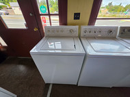 KENMORE TOP LOAD WASHER HEAVY DUTY SUPER CAPACITY PLUS 7 CYCLES 2 SPEED 7 TEMPERATURE SETTINGS 4 MANUAL 3 AUTO WHITE LOCATED IN OUR PORTLAND OREGON APPLIANCE STORE SKU 24095