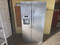 Frigidaire Gallery Series 36 Inch Counter Depth Side-by-Side Refrigerator with Quick Ice, Spill Safe Shelving, Stainless Steel, 22.6 cu. ft. Capacity, Gallon Door Storage and External Ice and Water Dispenser SKU 24097