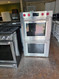 Wolf M Series 30 Inch Double Smart Electric Wall Oven with 10.2 cu. ft. Total Capacity, Dual Verti Flow Convection System, 10 Cooking Modes, Self Clean, Gourmet Mode, Temperature Professional LOCATED IN OUR PORTLAND OREGON APPLIANCE STORE SKU 24100
