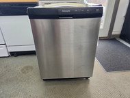 Frigidaire 24 Inch Full Console Dishwasher with 14 Place Setting Capacity, 3 Wash Cycles, 60 dBA Silence Rating, Stay-Put Door, Heated Dry, Delay Start, Self-Cleaning Filter, Cycle Indicator Lights Stainless SKU 24103