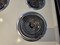 GE 30 INCH SLIDE-IN ELECTRIC RANGE COIL BURNERS 2 SMALL 2 LARGE HI-LO BROIL SELF CLEANING OVEN WHITE LOCATED IN OUR PORTLAND OREGON APPLIANCE STORE SKU 24052