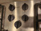 GE PROFILE 36 INCH 5 BURNER GAS COOK HEAVY DUTY BURNER GRATES STAINLESS LOOK LOCATED IN OUR PORTLAND OREGON APPLIANCE STORE SKU 24152