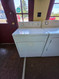 ESTATE ELECTRIC DRYER HEAVY DUTY SUPER CAPACITY PLUS 7 CYCLE 4 TEMPERATURE TOP FILTER PULL DOWN HAMPER DOOR WHITE LOCATED IN OUR PORTLAND OREGON APPLIANCE STORE SKU 24153