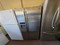 Maytag 22 cu. ft. Side by Side Refrigerator with Spill-Catcher Glass Shelves, Fresh Lock Crisper, LED Interior Lighting and External Ice/Water Dispenser: Stainless Steel LOCATED IN OUR PORTLAND OREGON APPLIANCE STORE SKU 24155