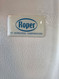 ROPER 18 CUBIC FOOT REFRIGERATOR TOP FREEZER WIRE SHELVES 2 CRISPER DRAWERS WITH GLASS COVER WIRE SHELF IN FREEZER WHITE LOCATED IN OUR PORTLAND OREGON APPLIANCE STORE SKU 24156