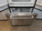 JENN-AIR 20 CUIC FOOT COUNTER DEPTH REFRIGERATOR BOTTOM FREEZER ICE MAKER WITH INTERNAL WATER DISPENSER GLASS SHELVES 2 CRISPER DRAWERS LARGE DELI DRAWER STAINLESS COSMETIC ISSUE ON DOORS SKU 24160