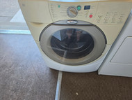 WHIRLPOOL DUET FRONT LOAD WASHER 5 WASH OPTIONS PLUS SOAK RINSE SPIN DRAIN AND SPIN EXTRA RINSE 4 TEMPERATURE 3 SPEED PLUS NO SPIN OPTION WHITE LOCATED IN OUR  PORTLAND OREGON APPLIANCE STORE SKU 24166