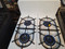 VINTAGE WEDGEWOOD 21 INCH FREESTANDING GAS RANGE 4 BURNER MANUAL CLEAN OVEN BOTTOM BROILER DRAWER WHITE LOCATED IN OUR PORTLAND OREGON APPLIANCE STORE SKU 24172