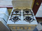 VINTAGE WEDGEWOOD 21 INCH FREESTANDING GAS RANGE 4 BURNER MANUAL CLEAN OVEN BOTTOM BROILER DRAWER WHITE LOCATED IN OUR PORTLAND OREGON APPLIANCE STORE SKU 24172