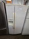 KENMORE SIDE BY SIDY WITH ICE AND WATER GLASS SHELVES 2 CRISPER DRAWERS 1 DELI DRAWER FREEZER MISSING BOTTOM BASKET AND 1 WIRE SHELF WHITE LOCATED IN OUR PORTLAND OREGON APPLIANCE STORE SKU 24177
