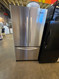 KITCHENAID FRENCH DOOR 20 CUBIC FOOT COUNTER DEPTH REFIGERATOR BOTTOM FREEZER INTERNAL WATER DISPENSER AND ICE MAKER GLASS SHELVES STAINLESS LOCATED IN OUR PORTLAND OREGON APPLIANCE STORE SKU 24190