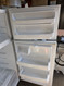 Hotpoint 28 Inch Top-Freezer Refrigerator with 3 Fresh Food Shelves, Dairy Compartment, Reversible Hinges, Gallon Door Storage, ADA Compliant and Never Clean Condenser: White, Right Hinge Door Swing SKU 24193