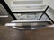 Amana 19.8 Cu. Ft. Easy Reach Pull-Out Drawer Bottom Freezer with Easy Freezer? Refrigerator, w/ Built in Ice Maker: Stainless Steel w/ Black., Right Handle LOCATED IN OUR PORTLAND OREGON APPLIANCE STORE SKU 24195