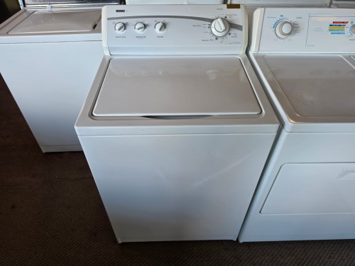 KENMORE 500 TOP LOAD WASHER 8 CYCLE 3 WATER LEVELS 4 TEMPERATURE 2ND RINSE WHITE LOCATED IN OUR PORTLAND OREGON APPLIANCE STORE SKU 24197