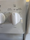 GE 30 INCH FREESTANDING ELECTRIC GLASS TOP RANGE 4 BURNERS 1 LARGE DUAL 1 LARGE 2 SMALL HI LO BROIL SETTING MANUAL CLEAN OVEN WHITE LOCATED IN OUR PORTLAND OREGON APPLIANCE STORE SKU 24200