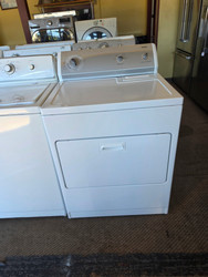 KENMORE 600 ELECTRIC DRYER 3 CYCLE TIME DRY AUTO DRY PLUS AIR DRY 4 TEMPERATURE TOP FILTER LARGE PULL DOWN DOOR WHITE LOCATED IN OUR PORTLAND OREGON APPLIANCE STORE SKU 24214