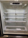 JENN-AIR 20 CUBIC FOOT COUNTER DEPTH FRENCH REFRIGERATOR WITH INTERNAL WATER DISPENSER AND ICE MAKER GLASS SHELVES 1 LARGE DELI DRAWER AND 2 CRISPER DRAWERS SKU 24227