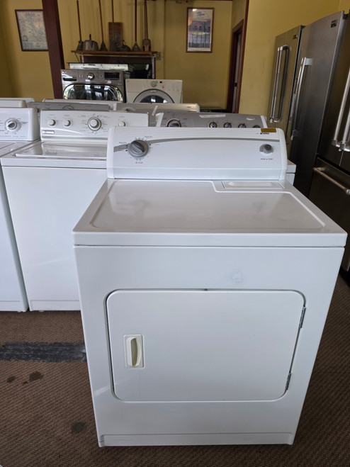 KENMORE 400 ELECTRIC DRYER 3 CYCLE HIGH HEAT TIMED LOW HEAT AUTO PLUS AIR DRY NO HEAT TOP FILTER SIDE SWING DRYER DOOR WHITE LOCATED IN OUR PORTLAND OREGON APPLIANCE STORE SKU 24228