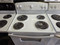 GE 30 INCH FREESTANDING ELECTRIC RANGE MANUAL CLEAN OVEN COIL BURNERS 2 LARGE 2 SMALL STORAGE DRAWER WHITE LOCATED IN OUR PORTLAND OREGON APPLIANCE STORE SKU 24229