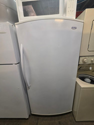 Crosley Upright Freezer 20 cubic foot freezer with four stationary shelves and six door racks manual defrost white LOCATED IN OUR PORTLAND OREGON APPLIANCE STORE SKU 24238