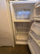 GE 18 CUBIC FOOT REFRIGERATOR TOP FREEZER WIRE SHELVES 2 CRISPER DRAWERS FULL WIDTH SHELF IN FREEZER WHITE LOCATED IN OUR PORTLAND OREGON APPLIANCE STORE SKU 24246