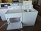 CROSLEY BY WHIRLPOOL TOP LOAD LAUNDRY SET WASHER HEAVY DUTY 9 CYCLE 5 SPEED COMBINATIONS DRYER HEAVY DUTY SUPER CAPACITY PLUS 7 CYCLE 4 TEMPERATURE TOP FILTER PULL DOWN DOOR WHITE SKU 24255