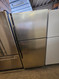 GE 18 CUBIC FOOT REFRIGERATOR TOP FREEZER GLASS SHELVES 1 DELI DRAWER 2 CRISPER DRAWERS WIRE SHELF IN FREEZER SILVER LOCATED IN OUR PORTLAND OREGON APPLIANCE STORE SKU 24261
