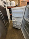 KENMORE 18 CUBIC FOOT REFRIGERATOR TOP FREEZER 4 SLPIT ADJUSTABLE GLASS SHELVES 2 CRISPER DRAWERS WIRE SHELF IN FREEZER UP FRONT CONTROL WHITE LOCATED IN OUR POTLAND QREGON APPLIANCE STORE SKU 24268