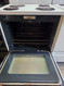KENMORE 30 INCH FREESTANDING ELECTRIC RANGE SELF CLEANING OVEN COIL BURNERS 2 SMALL 2 LARGE COSMETIC ISSUE BOTTOM TRIM OF DOOR SEAL HAS TEARING WHITE SKU 24269