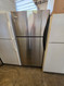 Frigidaire 18.2 cu. ft. Freestanding Top-Freezer Refrigerator with 2 Sliding Spill Safe Glass Shelves, 2 Clear Humidity-Controlled Crispers and Clear Deli Drawer: Stainless Steel/Left-Swing Door LOCATED IN OUR PORTLAND OREGON APPLIANCE STORE SKU 24283