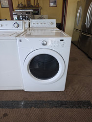 KENMORE ELECTRIC DRYER BY FRIGIDAIRE 3 AUTO DRY OPTIONS TIMED DRY 30 60 90 MIN 4 TEMPERATURE PLUS AIR FLUFF WRINKLE GUARD WHITE LOCATED IN OUR PORTLAND OREGON APPLIANCE STORE SKU 24284