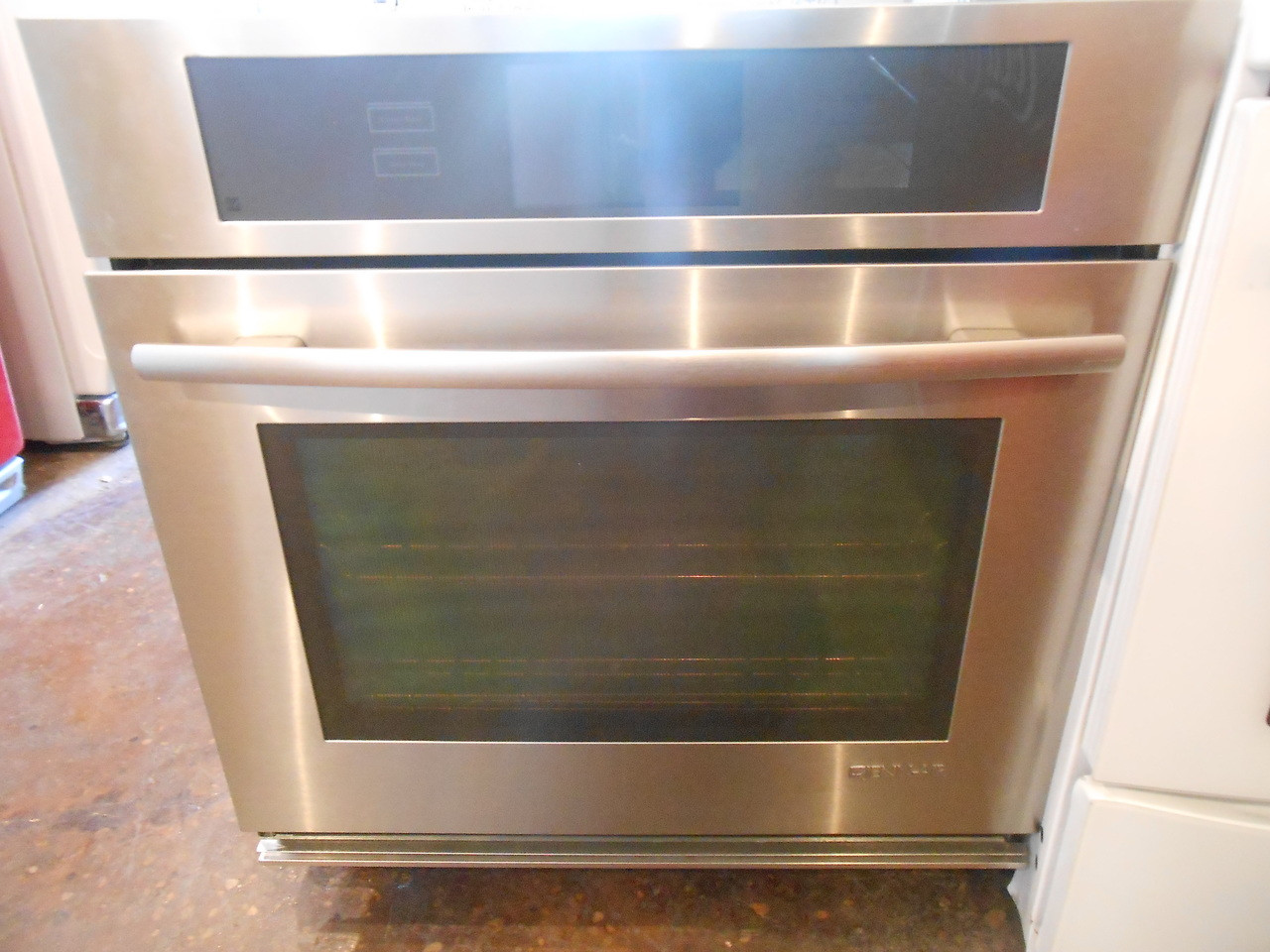 brown wall oven