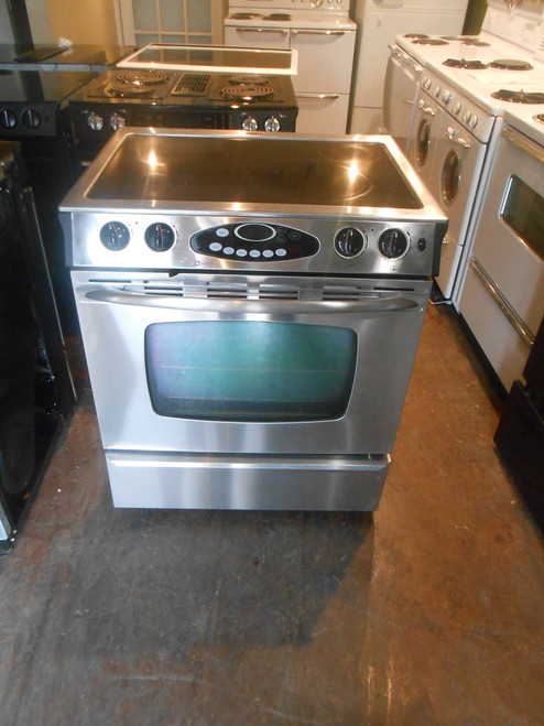 small glass top electric stove