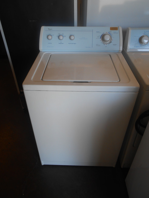WHIRLPOOL 8 CYCLE TOP LOAD WASHER COMMERCIALQUALITY SUPER CAPACITY  5 SPEED COMBINATIONS 3 WATER LEVEL SETTINGS 4 TEMPERATURE WHITE LOCATED IN OUR PORTLAND OREGON APPLIANCE STORE